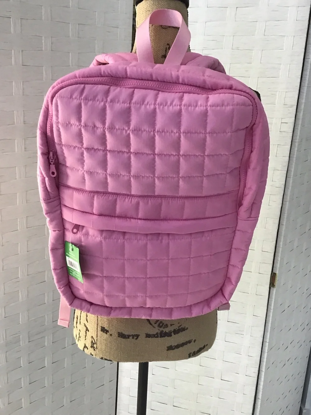 Ashland Quilted Pink Kids Backpack